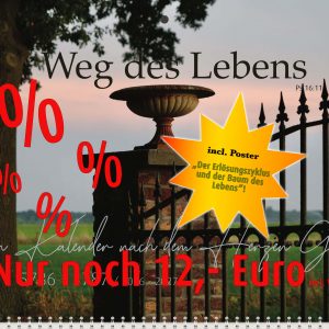 Biblischer Kalender "Weg des Lebens"